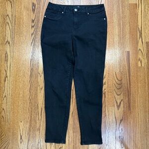 1822 Denim Black Skinny Jeans